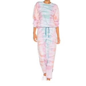 DANZY Tie-Dye Sweatpants & Sweatshirt Set